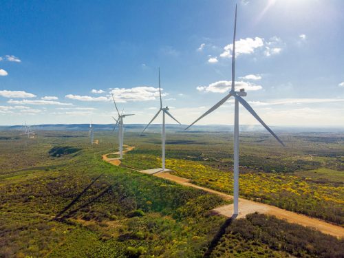 Parque eólico da Casa dos Ventos. Foto: Divulgação